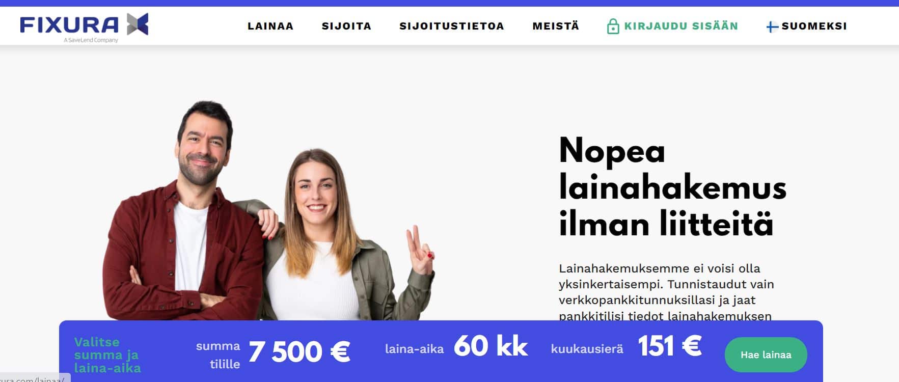 Fixura Kulutusluotto - Nopea Lainahakemus Ilman Liitteitä